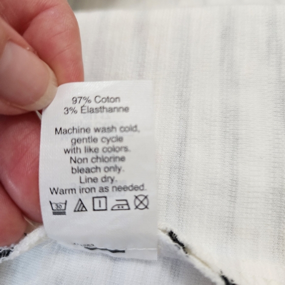 J.Crew Striped Black and White Sleeveless Dress Size XS  Front pockets - Picture 11 of 11